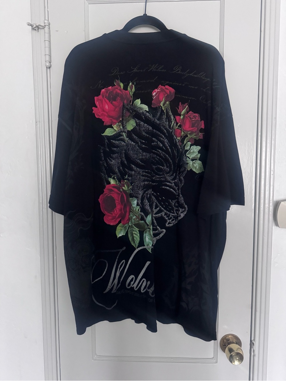 Darc Sport NOCTURNE BLOOM PREMIUM OVERSIZED TEE IN BLACK